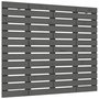 Voir la diapositive 2 : VIDAXL Tete de lit murale Gris 146x3x91,5 cm Bois massif de pin