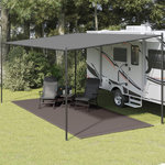 VIDAXL Tapis de tente 250x550 cm Anthracite