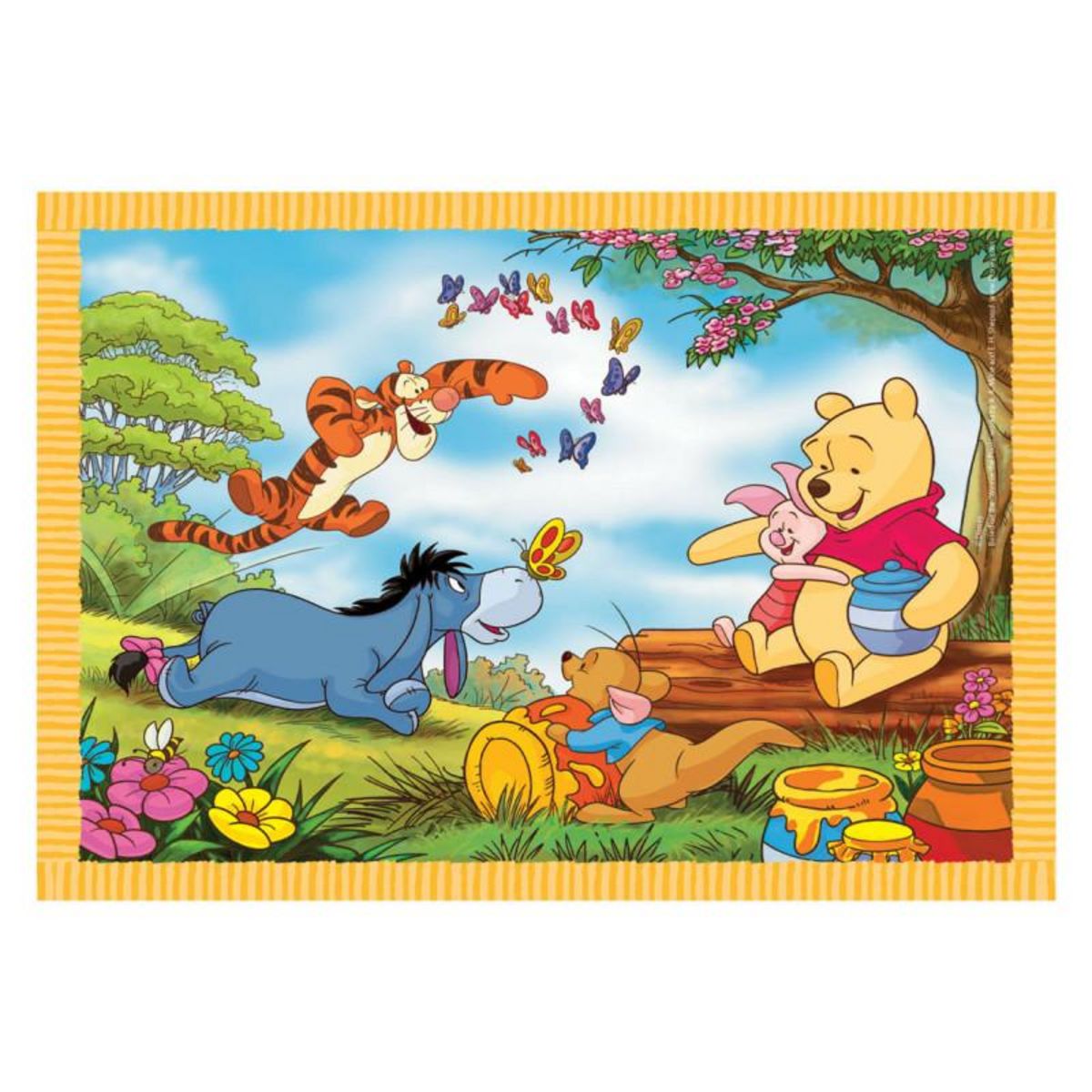 CLEMENTONI Clementoni Jigsaw Puzzle Color Disney Winnie the Pooh, 4in1 21514