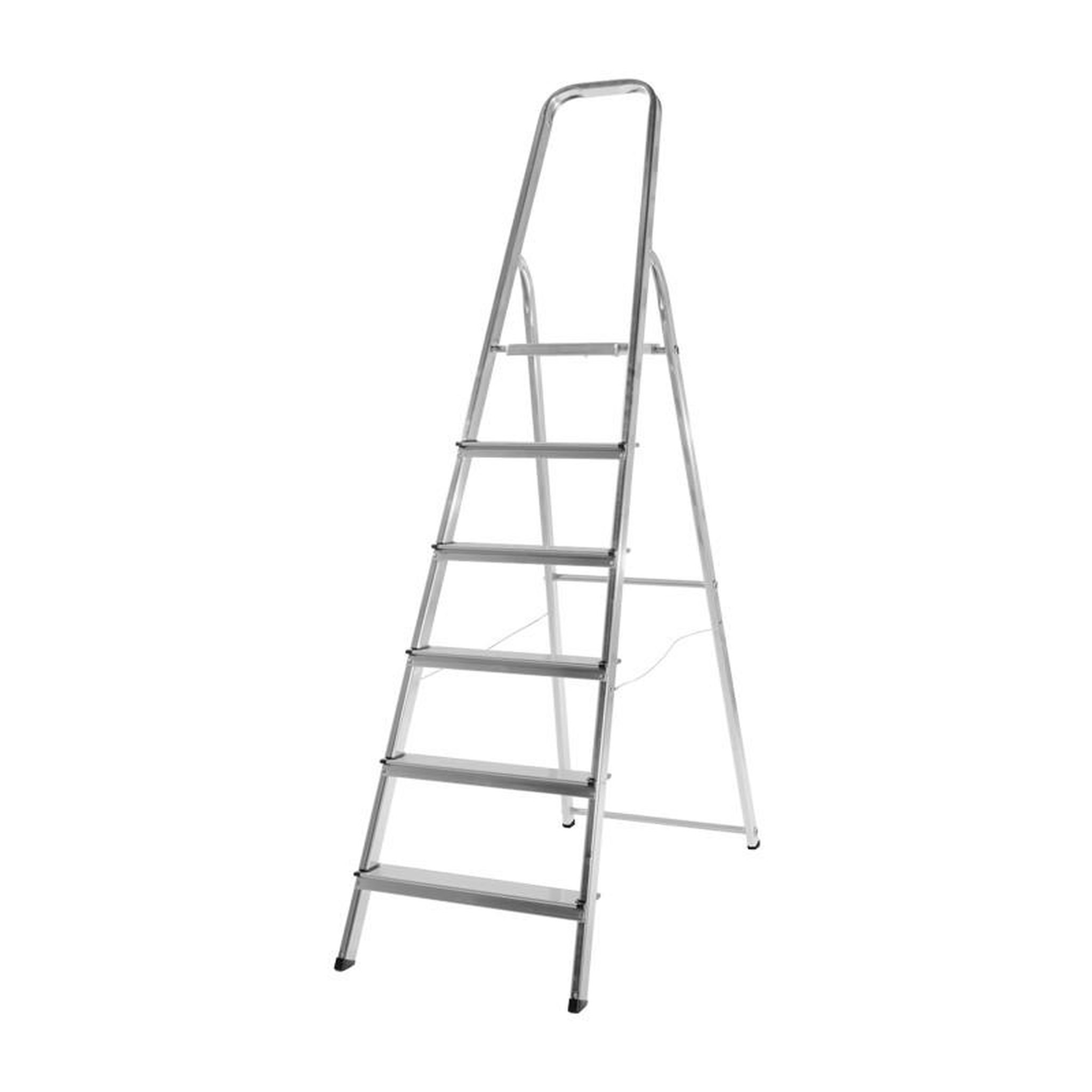 HAILO Escabeau ménager pliable en aluminium 6 marches léger Selekta