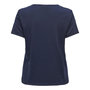 Voir la diapositive 2 : JACQUELINE DE YONG T-Shirt Marine Femme JDY Flora