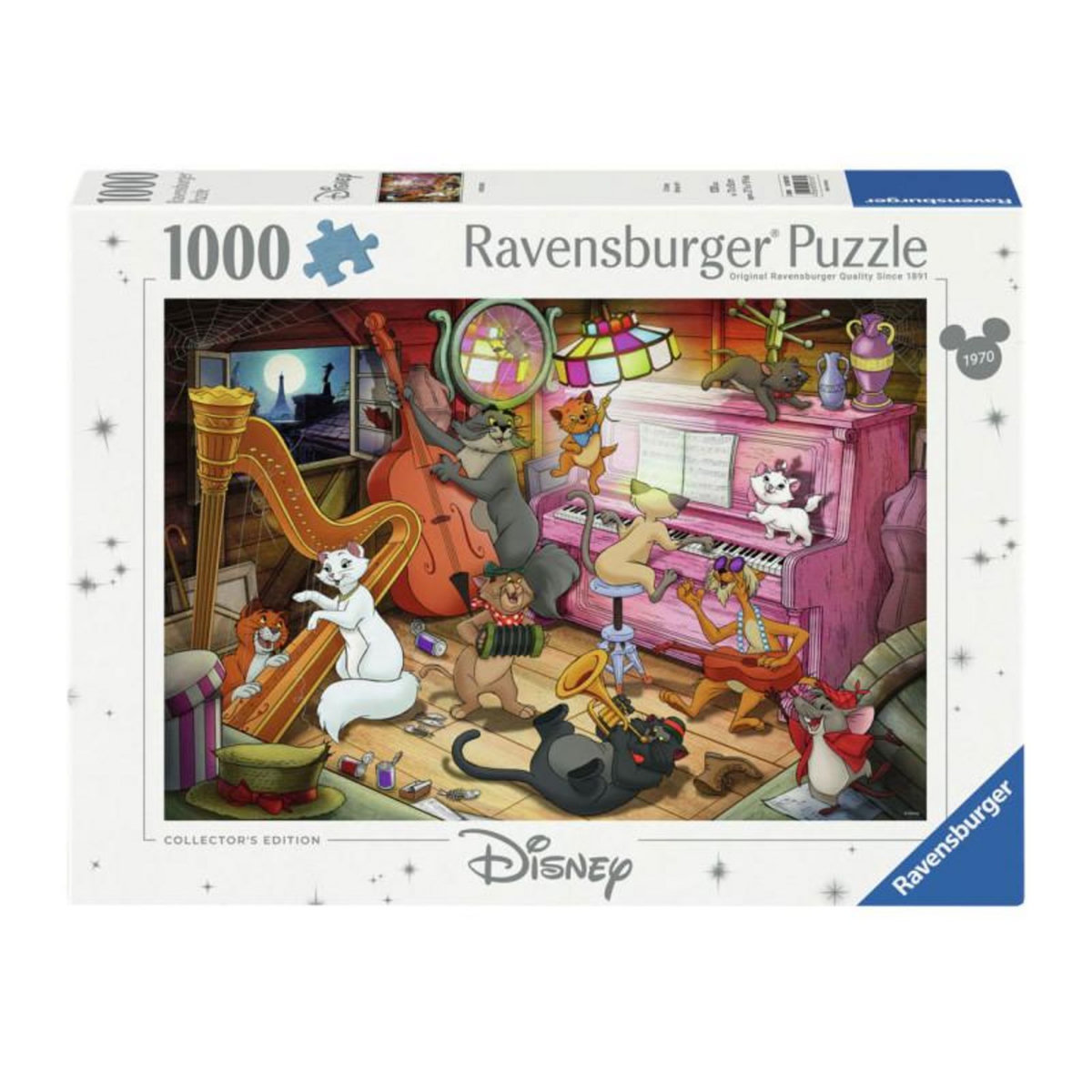 RAVENSBURGER Ravensburger - Jigsaw puzzle Disney Aristocats, 1000 pcs. 120007537