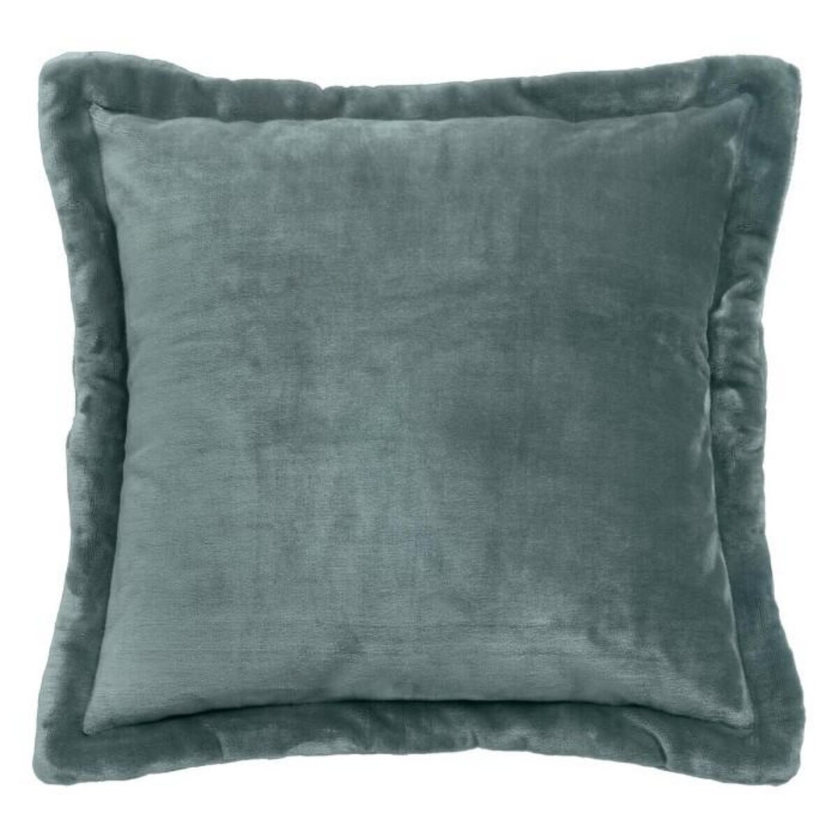 ATMOSPHERA Coussin Déco Flanelle  Cuddly  53x53cm Bleu Givré