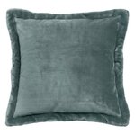 ATMOSPHERA Coussin Déco Flanelle  Cuddly  53x53cm Bleu Givré