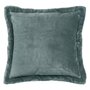 Voir la diapositive 1 : ATMOSPHERA Coussin Déco Flanelle  Cuddly  53x53cm Bleu Givré