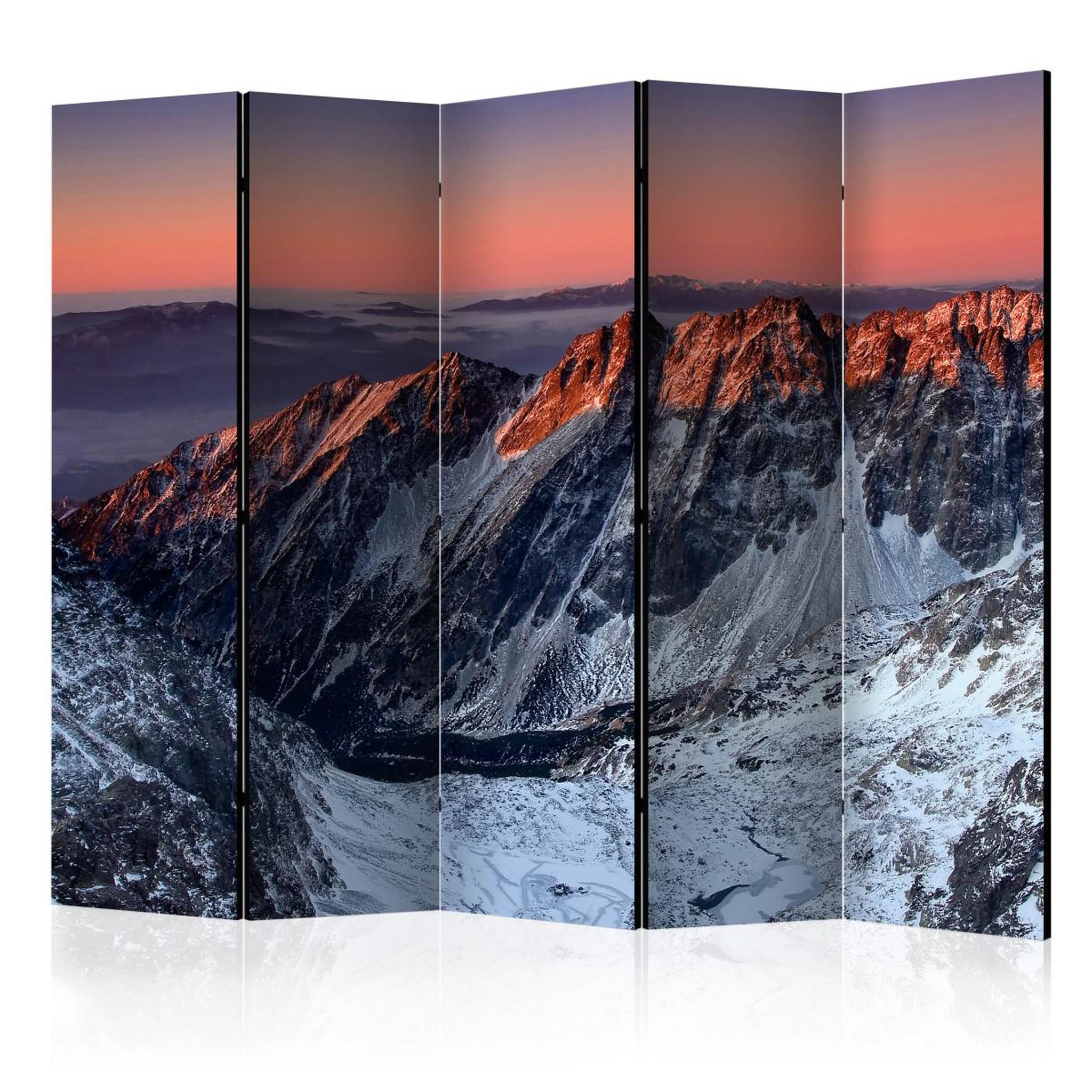 Paris Prix Paravent 5 volets  beautiful sunrise in the rocky mountains  172x225cm