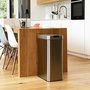Voir la diapositive 4 : Kitchen move Poubelle de cuisine automatique SILVERLAKE Argent Acier inoxydable 70L