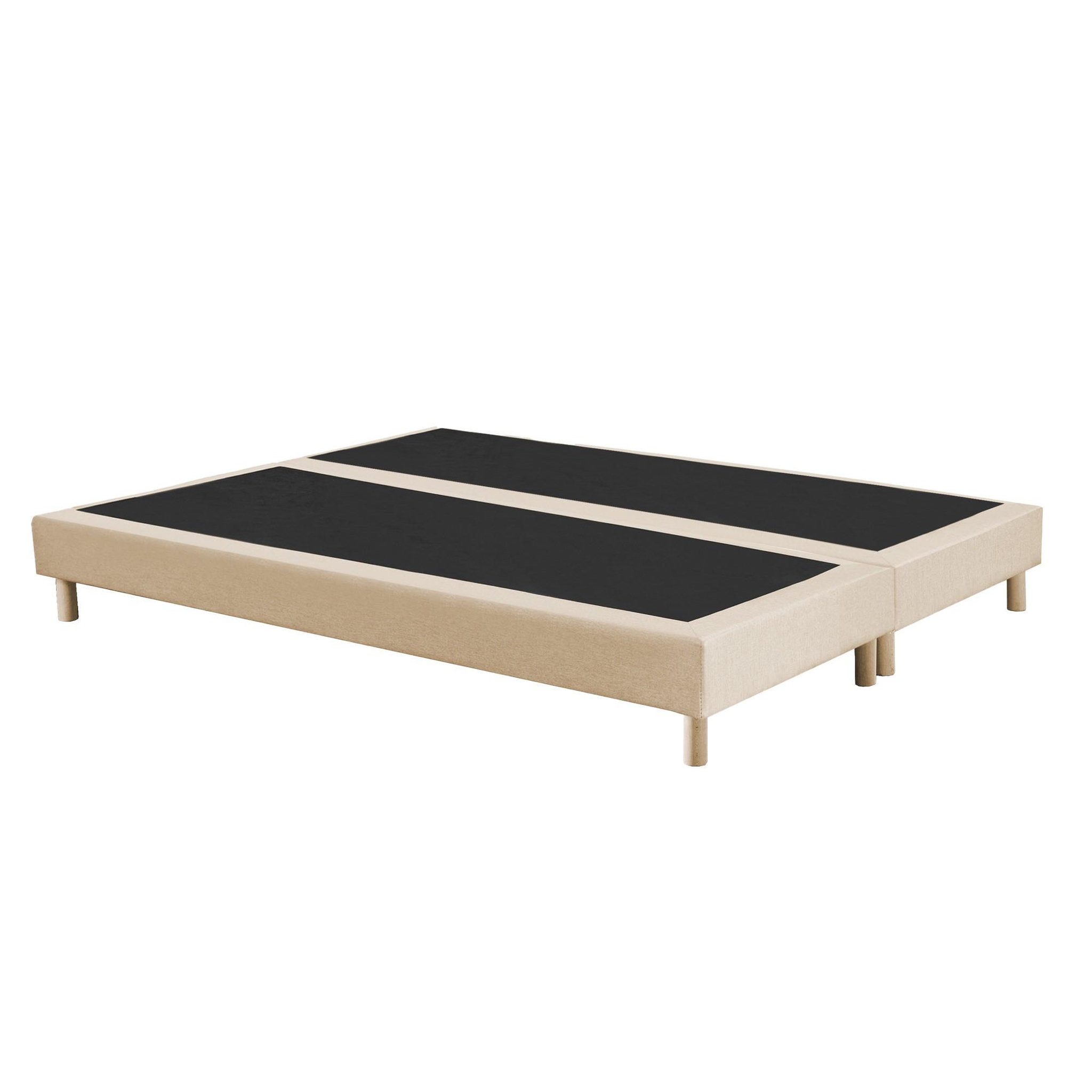Voir la diapositive 1 : IDLITERIE Sommier tapissier à lattes fixes, excellent maintien et durable