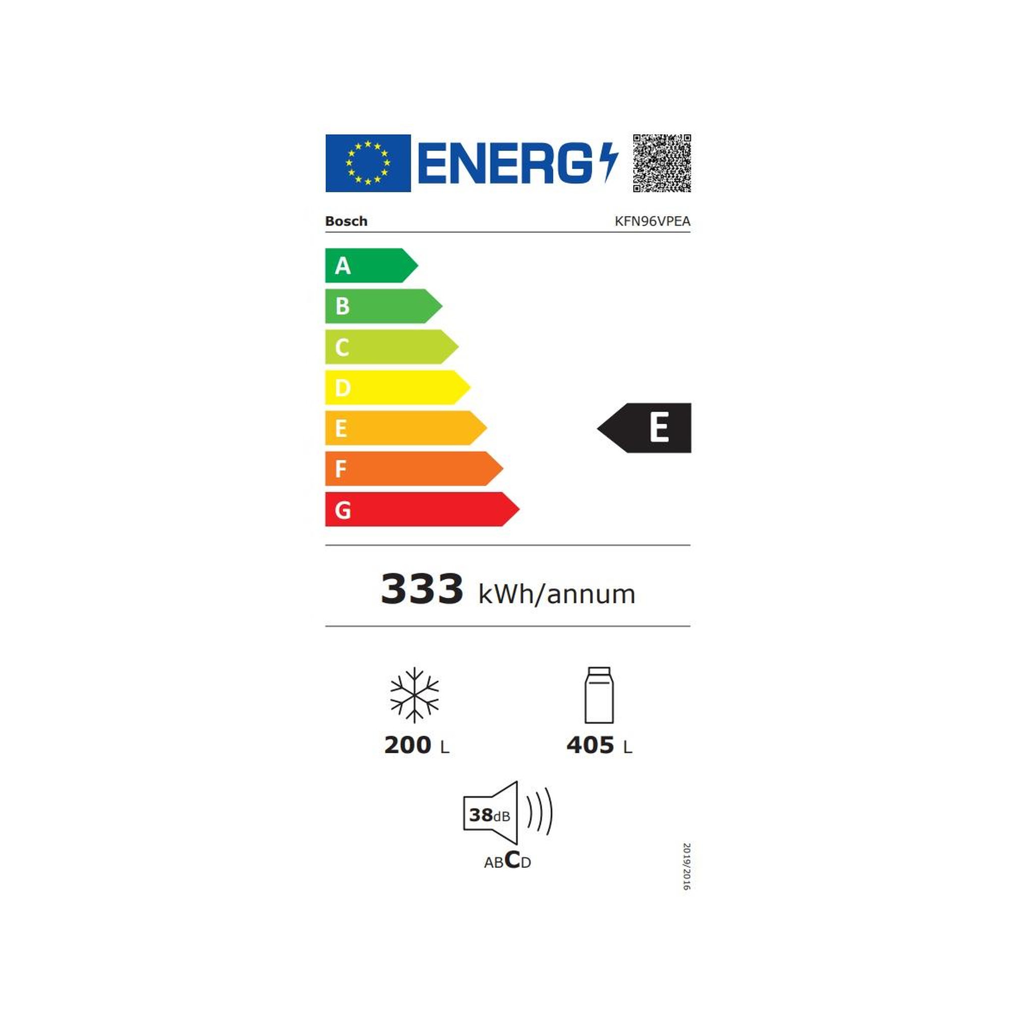 Voir la diapositive 2 : BOSCH Réfrigérateur américain 90.5l 605l nofrost - kfd96apea