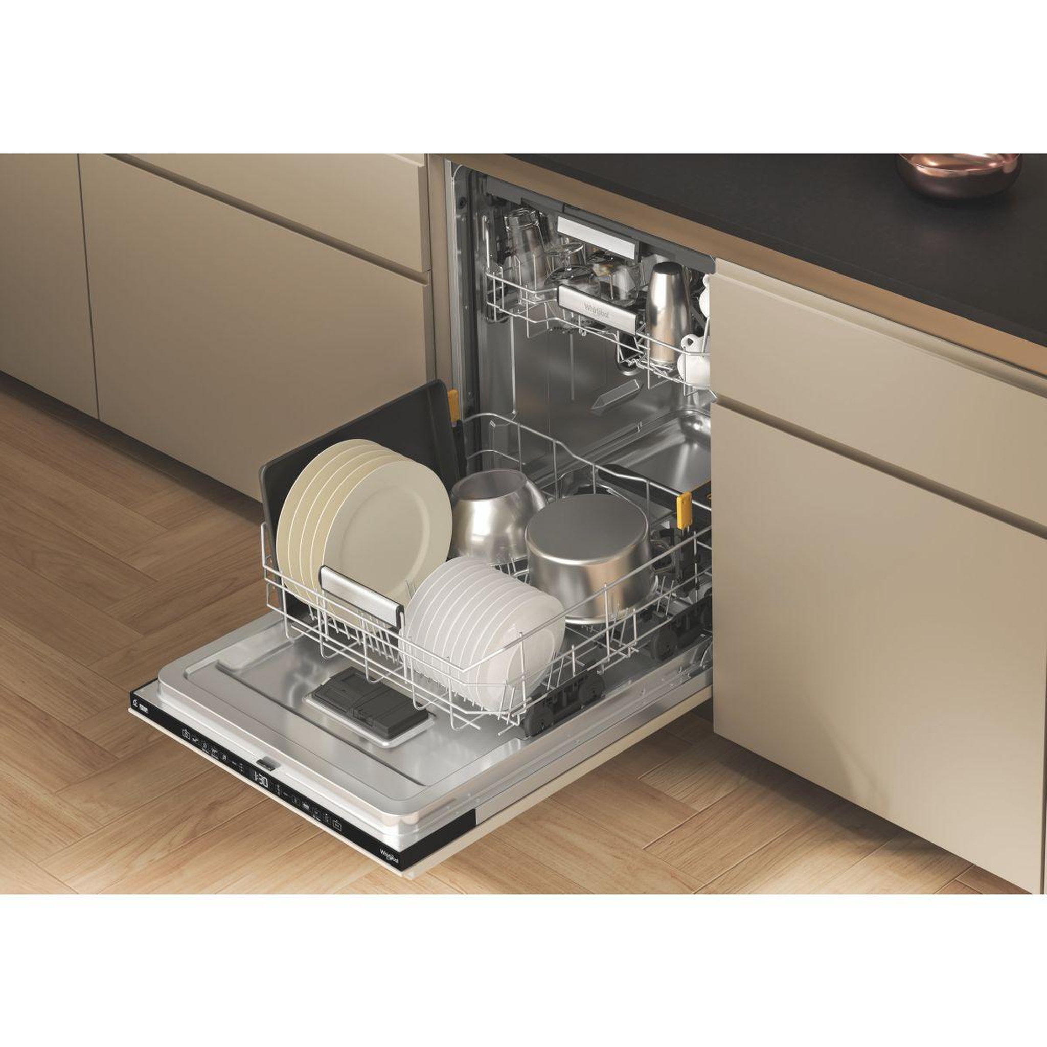 Voir la diapositive 5 : Whirlpool Lave vaisselle encastrable W7IHT58T SupremeSilence MaxiSpace