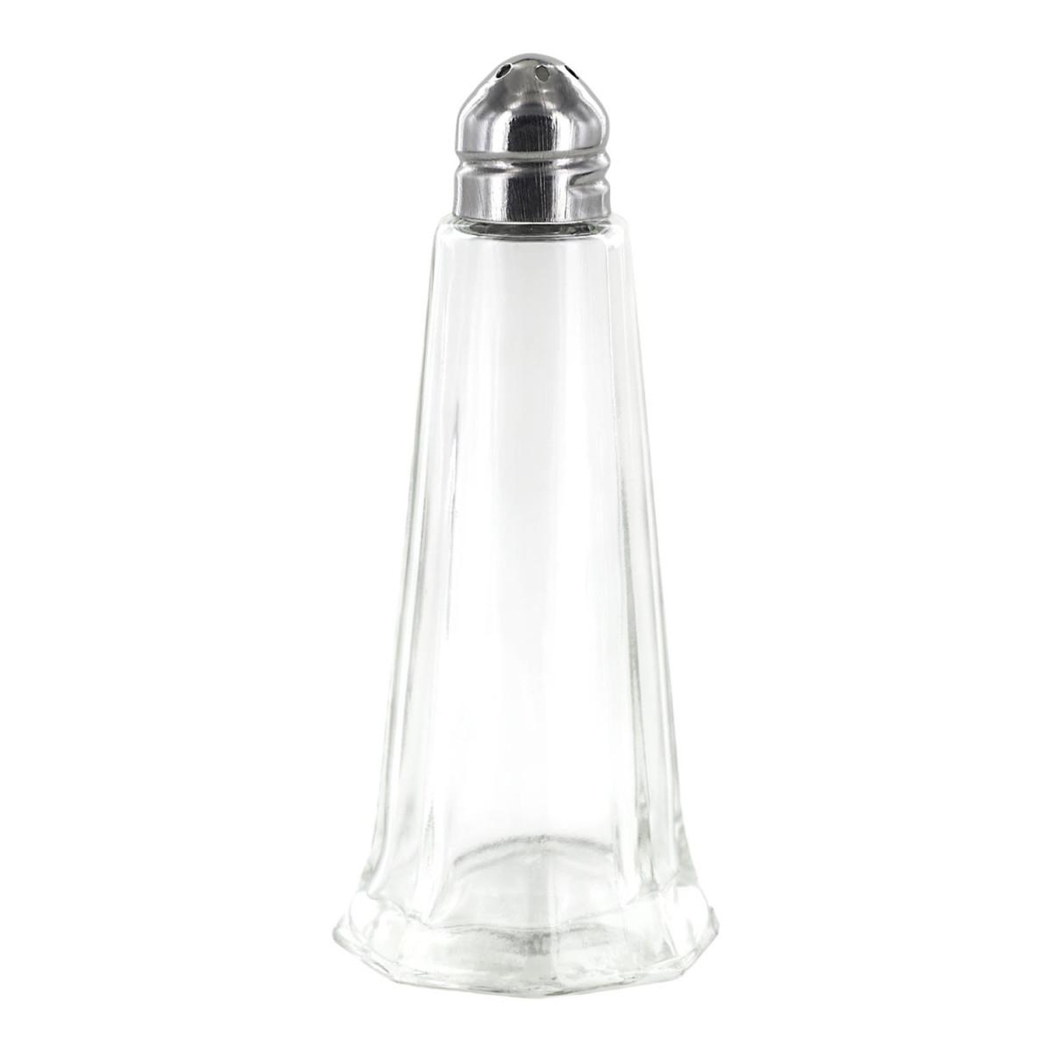 The Home Deco Factory Salière poivrière en verre  essentiel  10cm transparent