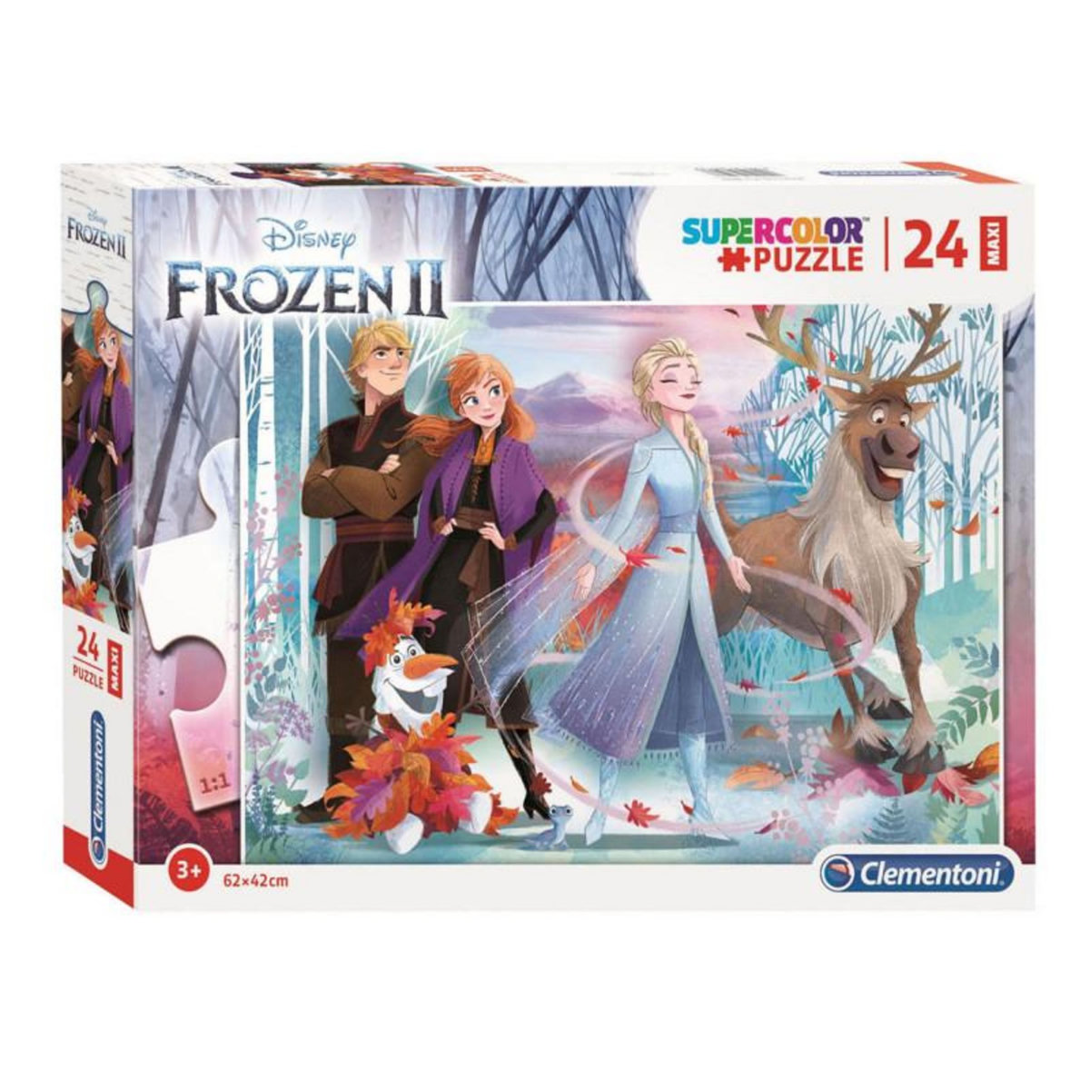 CLEMENTONI Clementoni Jigsaw Puzzle Super Color Maxi Frozen II, 24 pcs. 28513