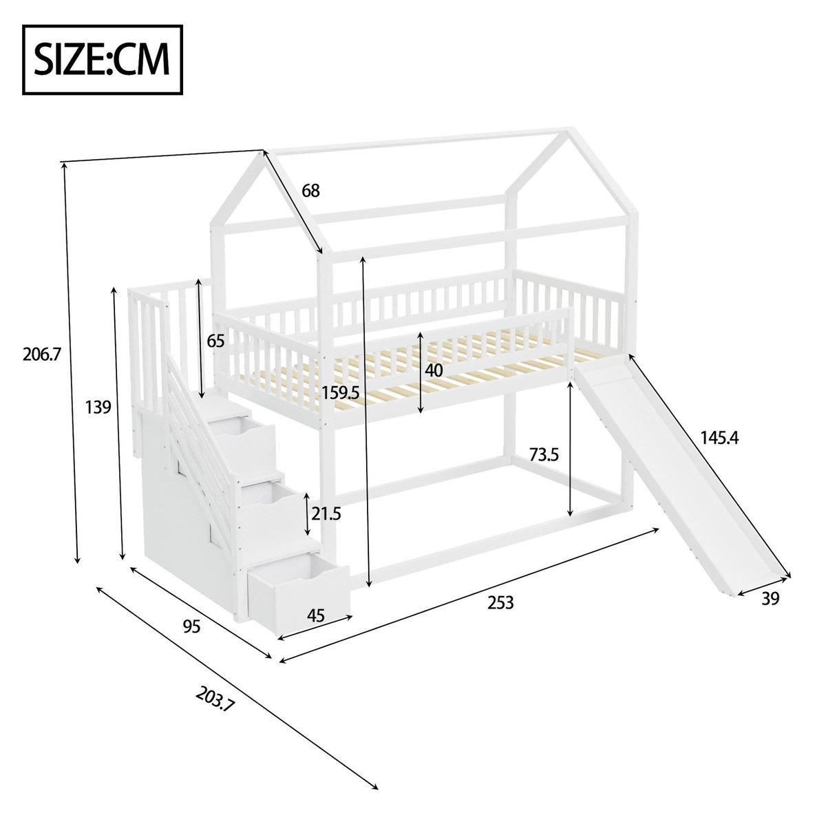 MERAX Lit superposé