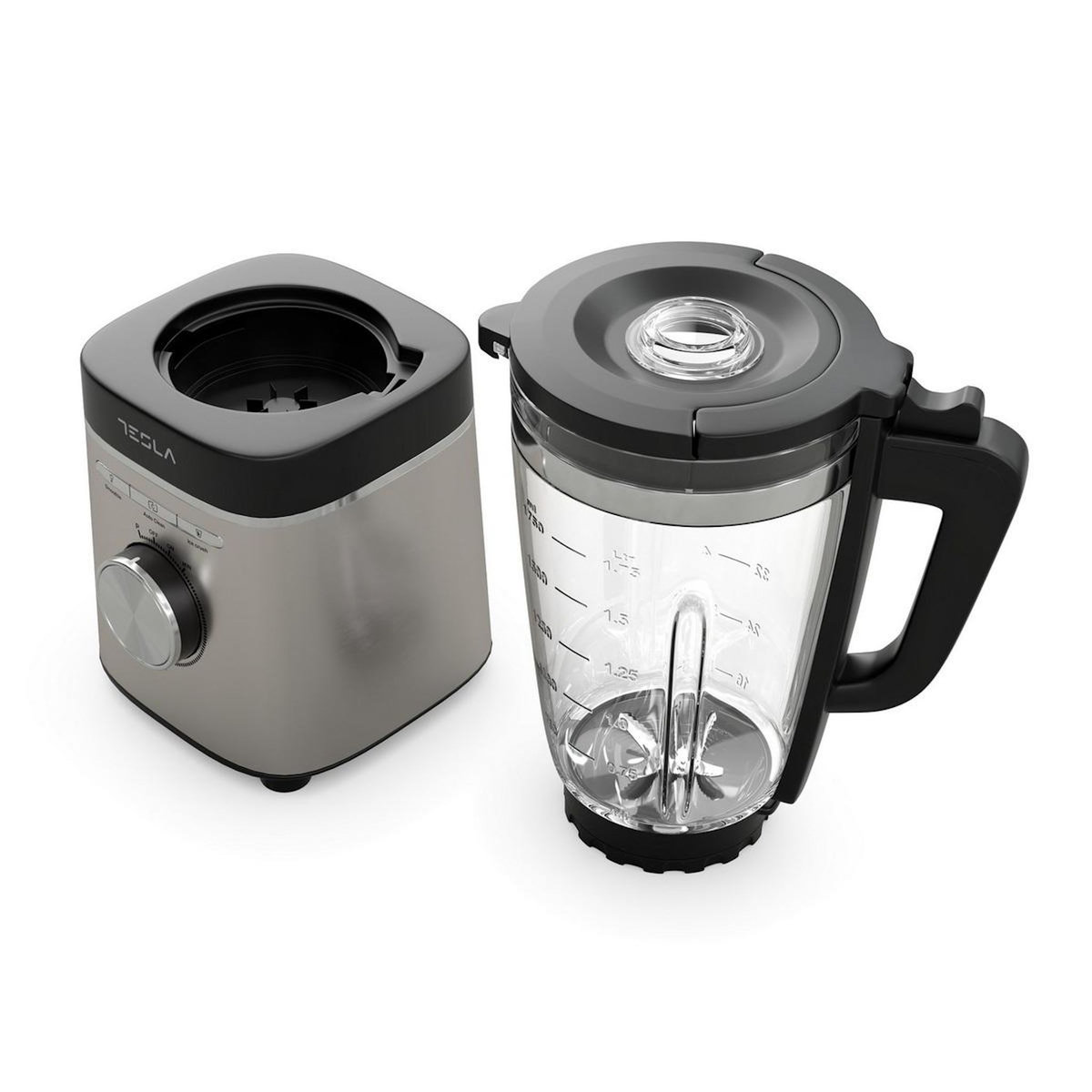 TESLA Blender 1.75l 1400w inox/noir - BL601BX