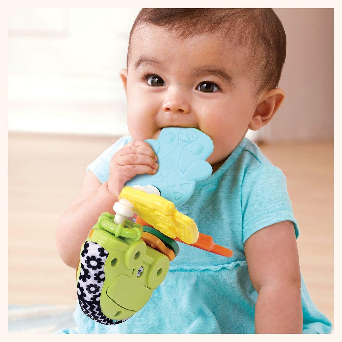 VTECH BABY Mon hochet sensoriel clés magiques (plastique à base de plantes)