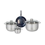ELO Ensemble de 1 Poêle de cuisson 20 cm et 3 faitouts 12, 20 et 24 cm Elo Prima Brillant