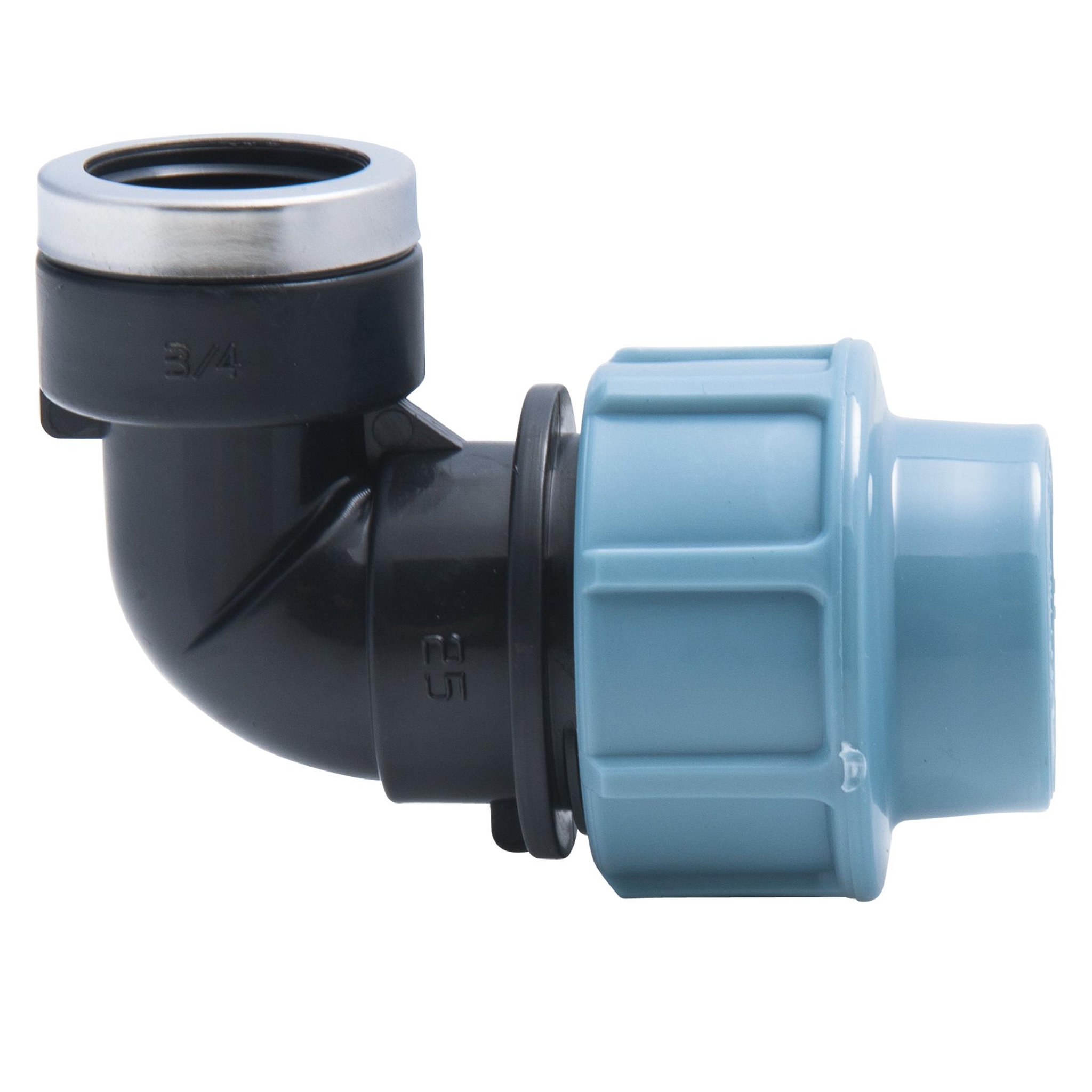 Jardibric Raccord coudé 16b 3-4f d25 plymouth