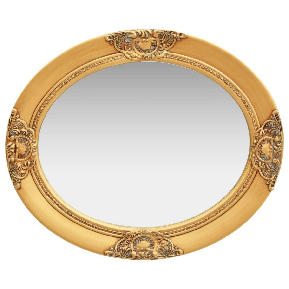 VIDAXL Miroir mural style baroque 50x60 cm Dore