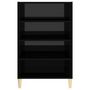 Voir la diapositive 4 : VIDAXL Buffet noir brillant 57x35x90 cm bois d'ingenierie