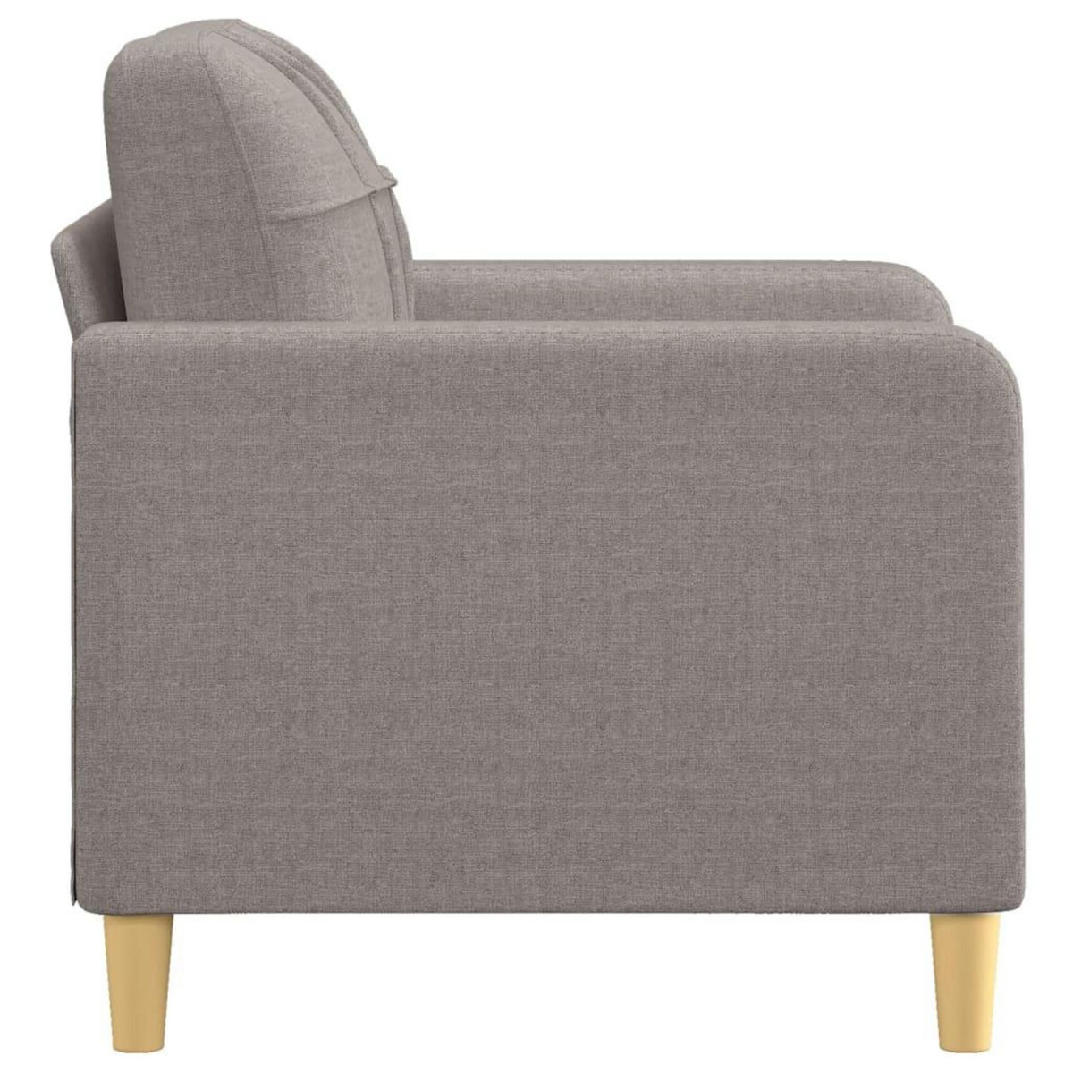 VIDAXL Fauteuil Taupe 60 cm Tissu