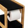 Voir la diapositive 3 : FIVE Dérouleur Papier WC  Natureo  80cm Noir