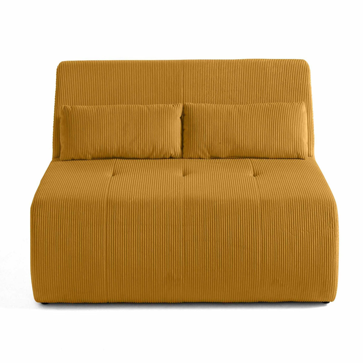 LISA DESIGN Onyx - canapé droit 2 places - en velours côtelé