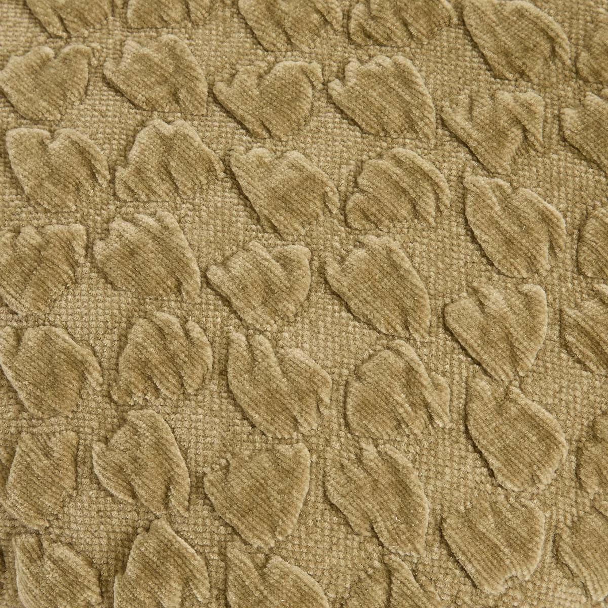 Voir la diapositive 3 : ATMOSPHERA Coussin chenillé 3d  nova  40x40cm kaki