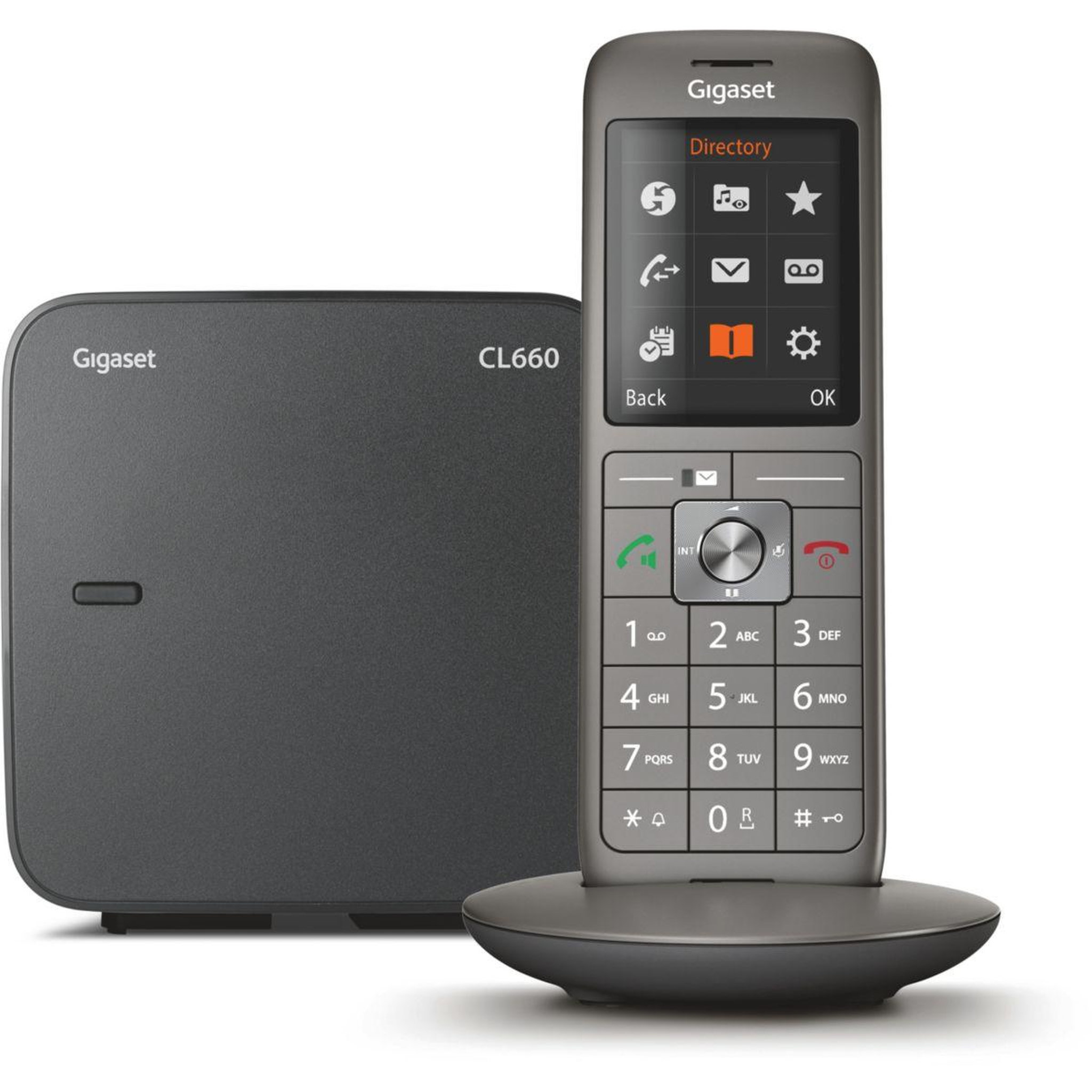 Voir la diapositive 2 : GIGASET Téléphone sans fil CL660 ANTHRACITE