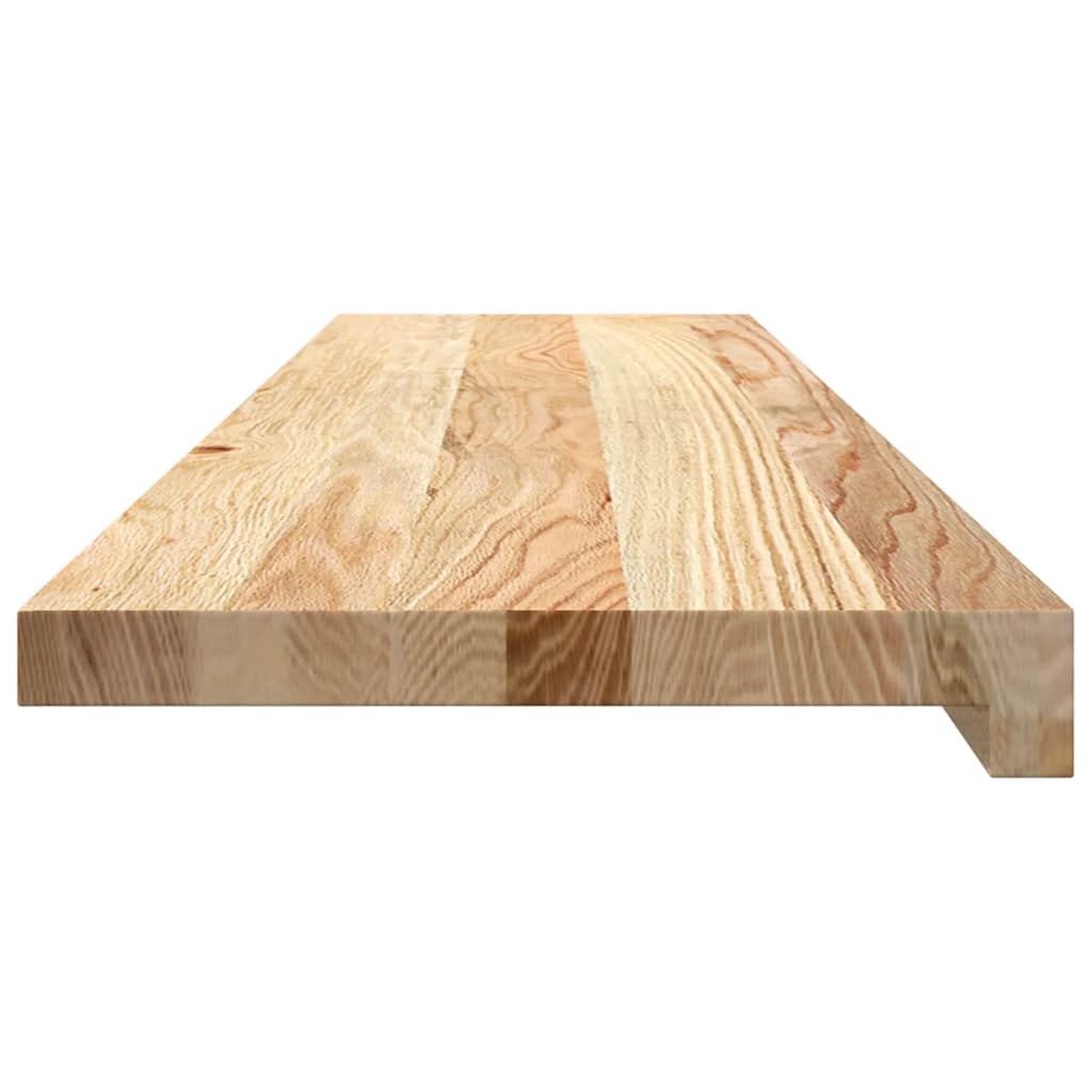 Voir la diapositive 5 : VIDAXL Marches d'escalier 4pcs non traite 100x30x2cm bois chene massif