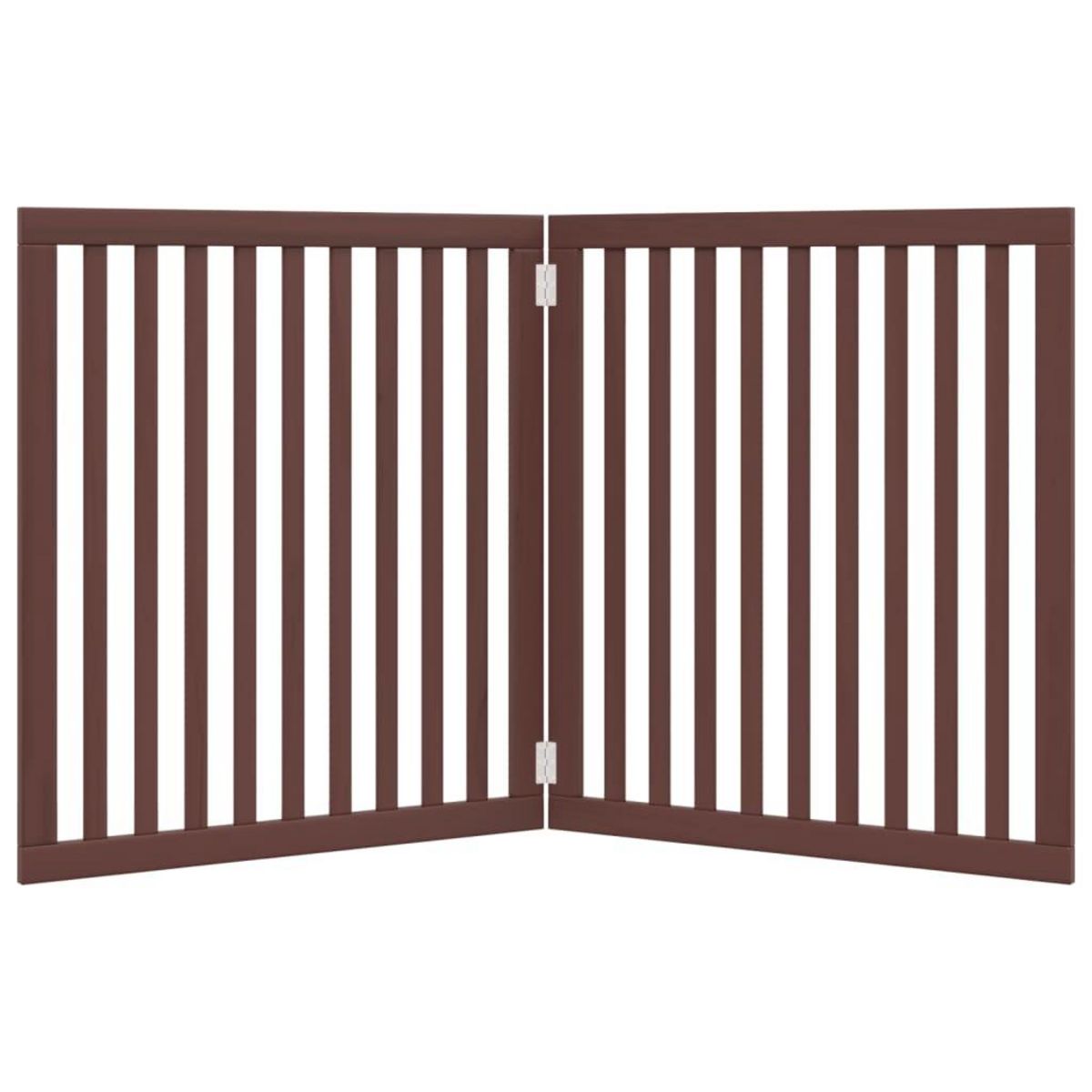 VIDAXL Barriere pour chien pliable 2 panneaux 160 cm bois de peuplier