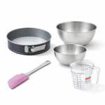 ZENKER Set de 5 ustensiles de pâtisserie moule à gâteaux bol spatule et verre doseur Zenker Energy