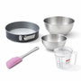 Voir la diapositive 1 : ZENKER Set de 5 ustensiles de pâtisserie moule à gâteaux bol spatule et verre doseur Zenker Energy
