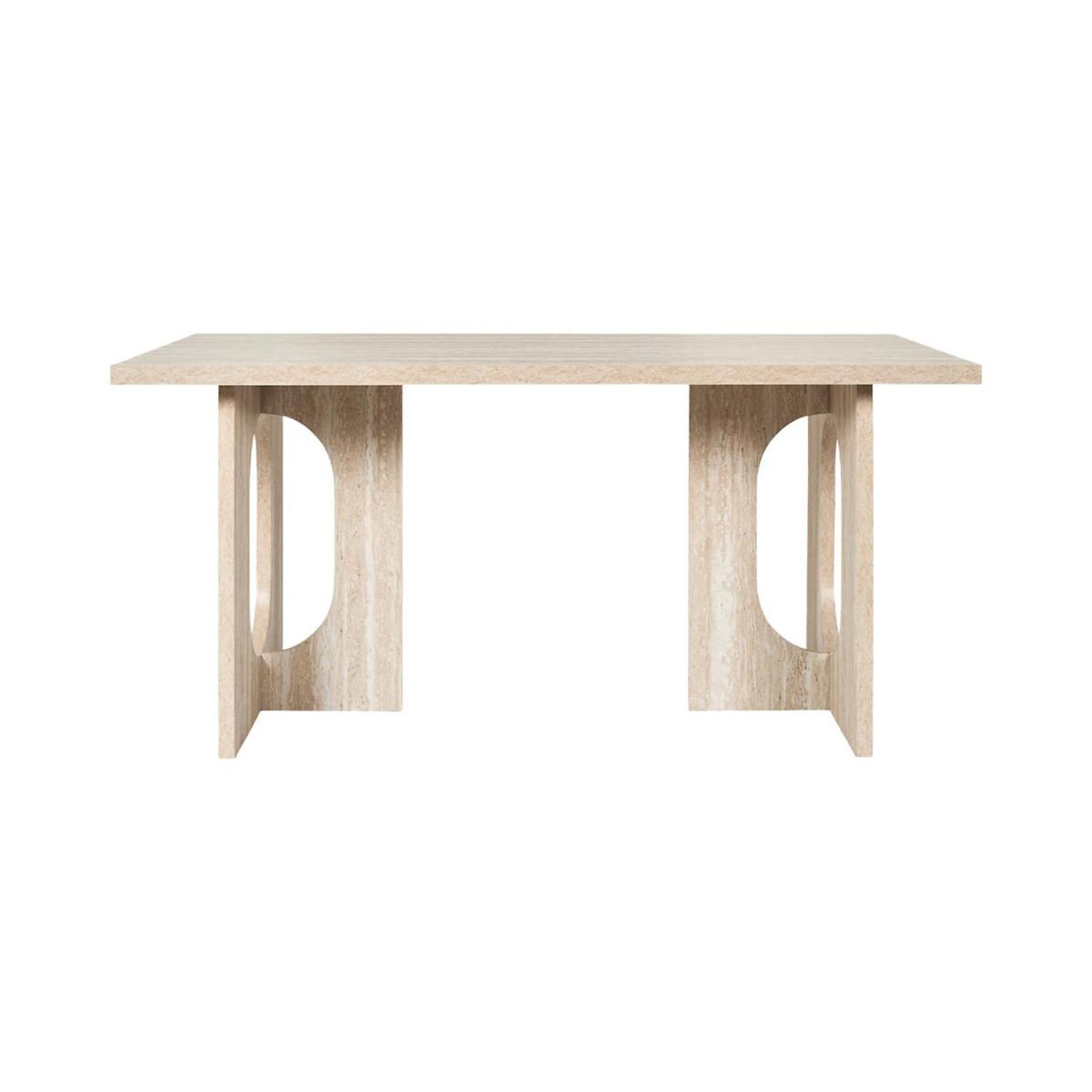 Voir la diapositive 2 : The Home Deco Factory Table à manger design  pietra  160cm beige