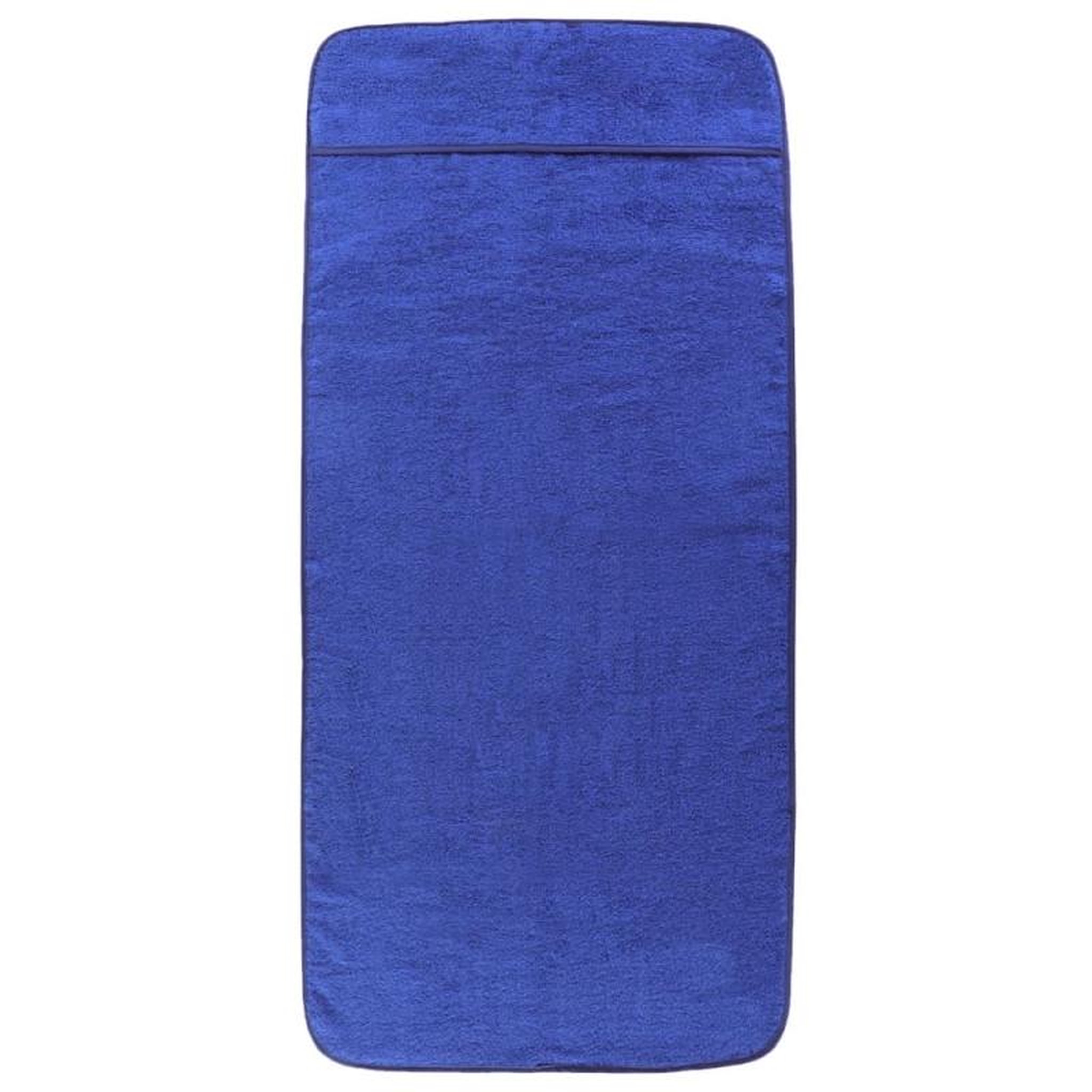 Voir la diapositive 4 : VIDAXL Serviettes de plage 6 pcs bleu royal 60x135 cm tissu 400 GSM