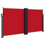 Voir la diapositive 2 : VIDAXL Auvent lateral retractable rouge 120x600 cm