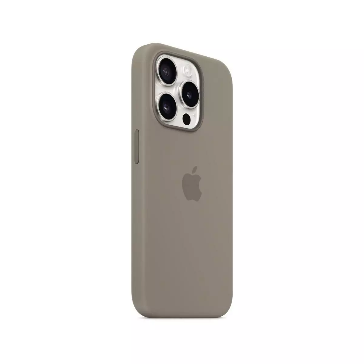 APPLE Coque iPhone 15 Pro MagSafe silicone Argile