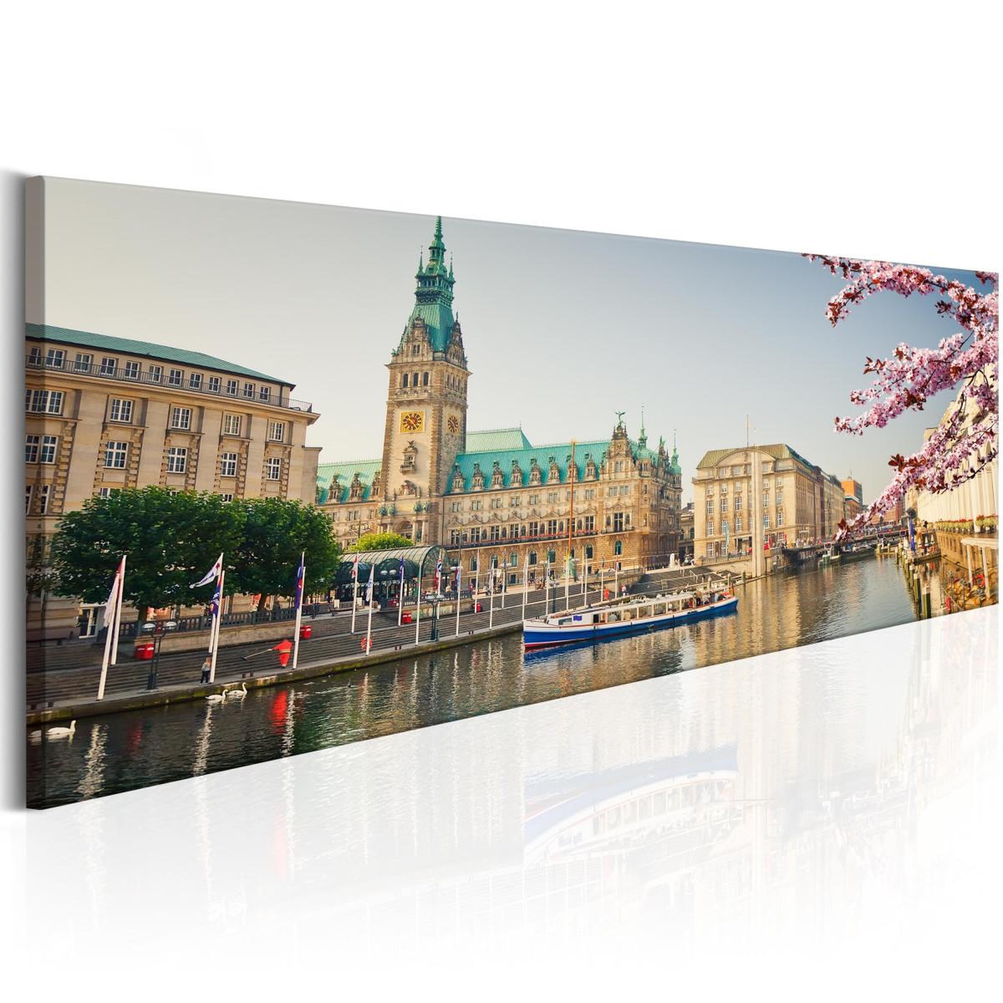 Paris Prix Tableau imprimé  hamburg town hall. Coloris disponibles : Multicolore