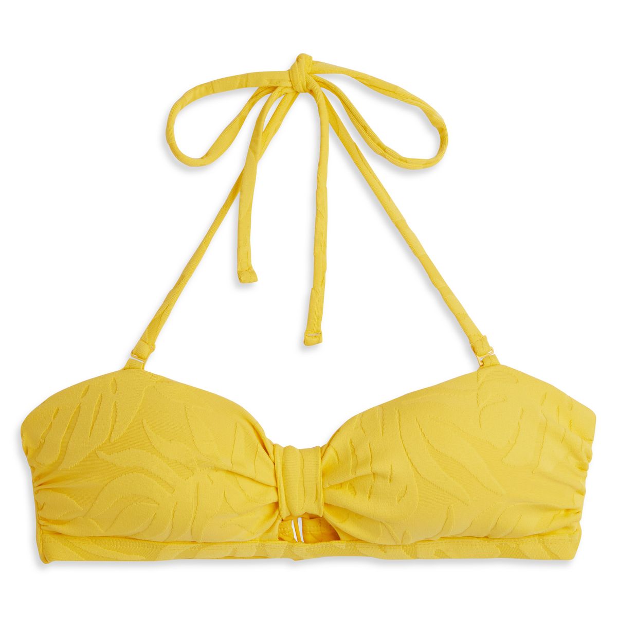 INEXTENSO Haut de maillot de bain Jaune femme