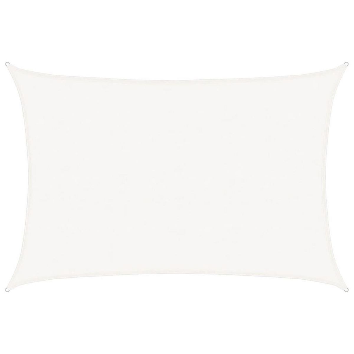 VIDAXL Voile d'ombrage 160 g/m^2 Blanc 5x7 m PEHD