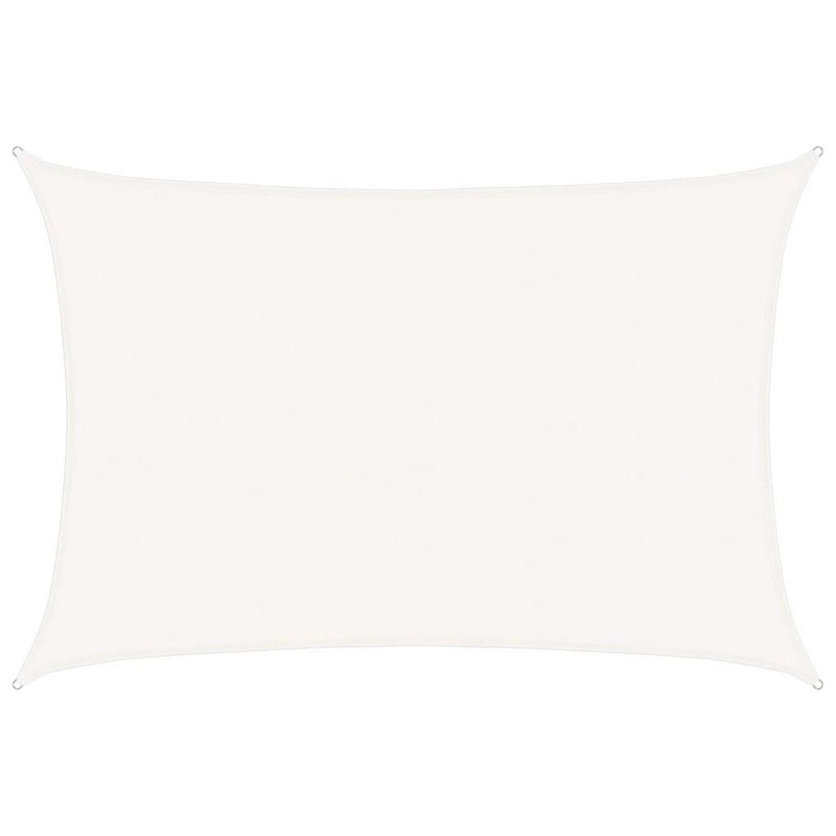 VIDAXL Voile d'ombrage 160 g/m^2 Blanc 5x7 m PEHD