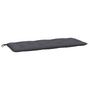 Voir la diapositive 2 : VIDAXL Coussin de banc de jardin anthracite 120x50x7 cm tissu oxford