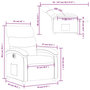 Voir la diapositive 6 : VIDAXL Fauteuil inclinable electrique Gris Similicuir