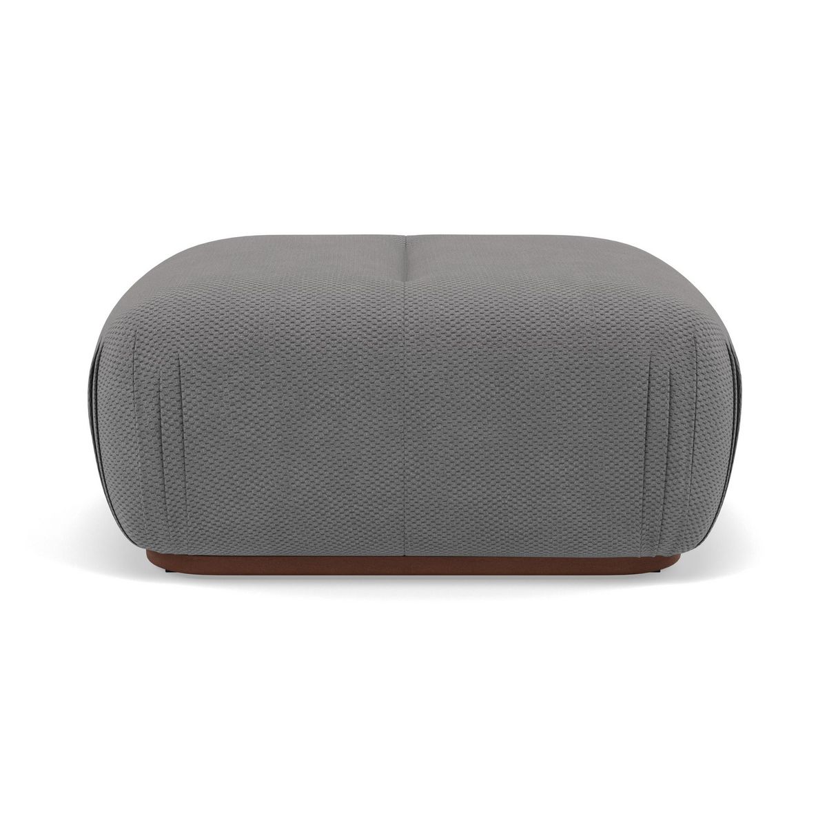 LISA DESIGN Penelope - pouf en velours texturé