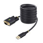 Voir la diapositive 2 : Startech StarTech.com Adaptateur USB vers Série de 3m - COM Rétention, Câble Adaptateur/Convertisseur USB RS232, Vis/Écrous Interchangeables, USB-A vers DB9 RS232, FTDI IC, Protection ESD, Windows/macOS/Linux