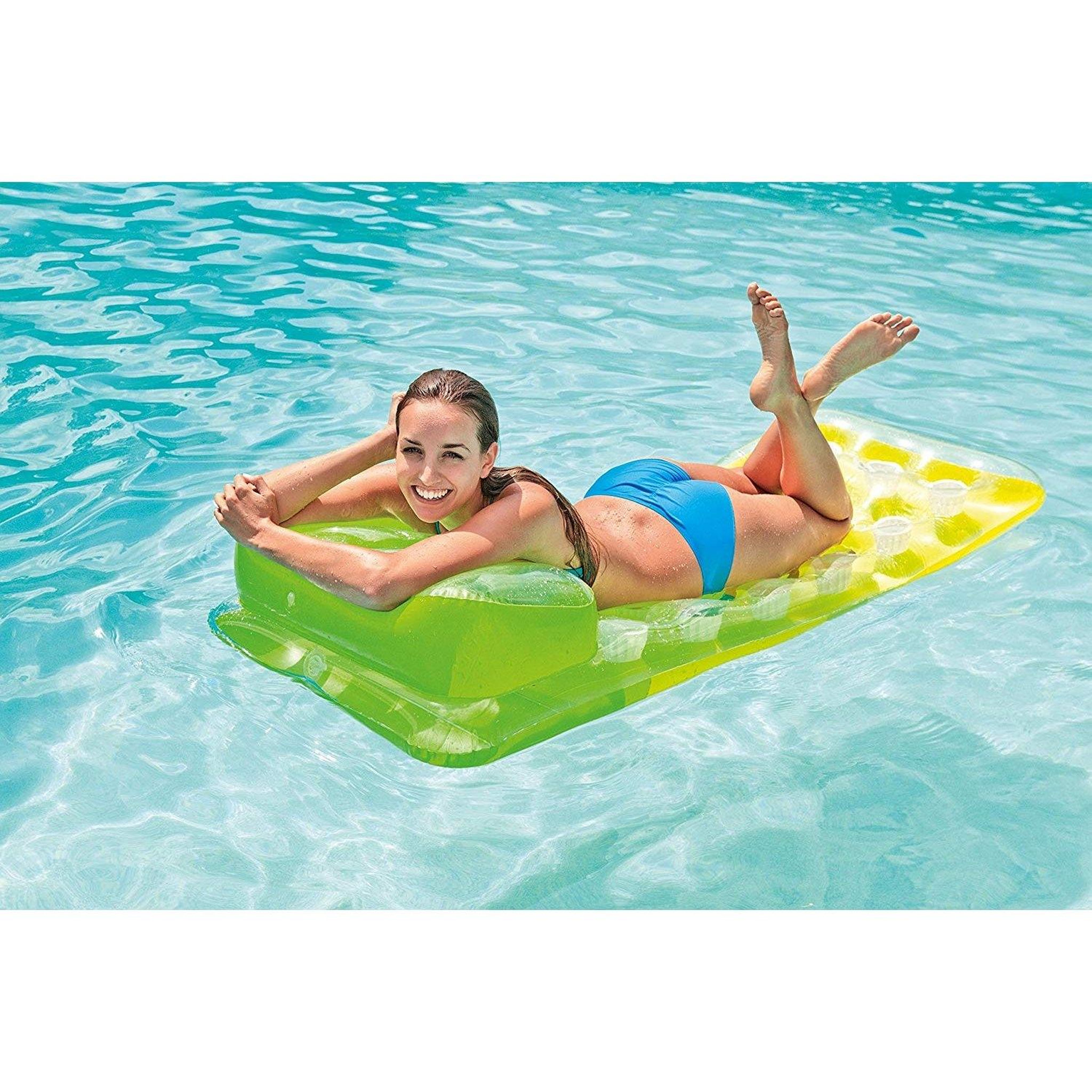 Voir la diapositive 6 : INTEX Matelas gonflable Fashion Lounge