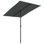 Voir la diapositive 2 : VIDAXL Parasol de jardin avec mat en aluminium 2x1,5 m Anthracite