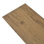 VIDAXL Planches de plancher PVC Non auto-adhesif 4,46 m^2 Marron noyer