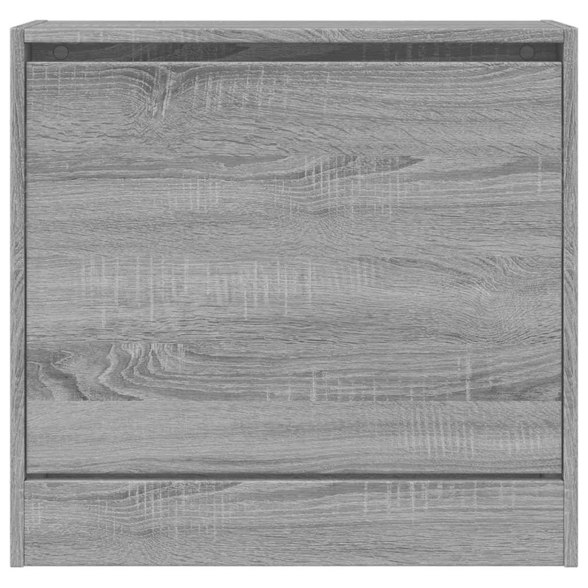 Voir la diapositive 5 : VIDAXL Armoire a chaussures sonoma gris 60x21x57 cm bois d'ingenierie