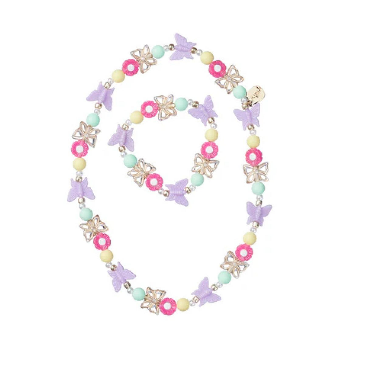 SOUZA Ensemble collier et bracelet Coco papillon