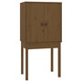 Voir la diapositive 5 : VIDAXL Buffet haut Marron miel 60x40x120 cm Bois massif de pin